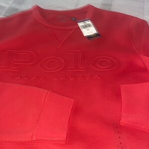 Ralph Lauren polo red sweatshirt Men’s size small NWT
